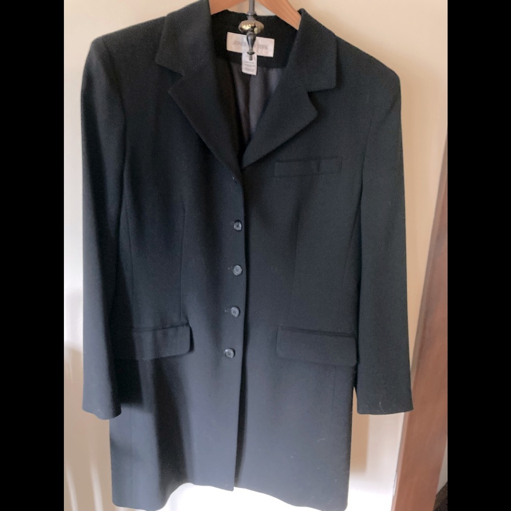 Jones New York Long Wool Jacket